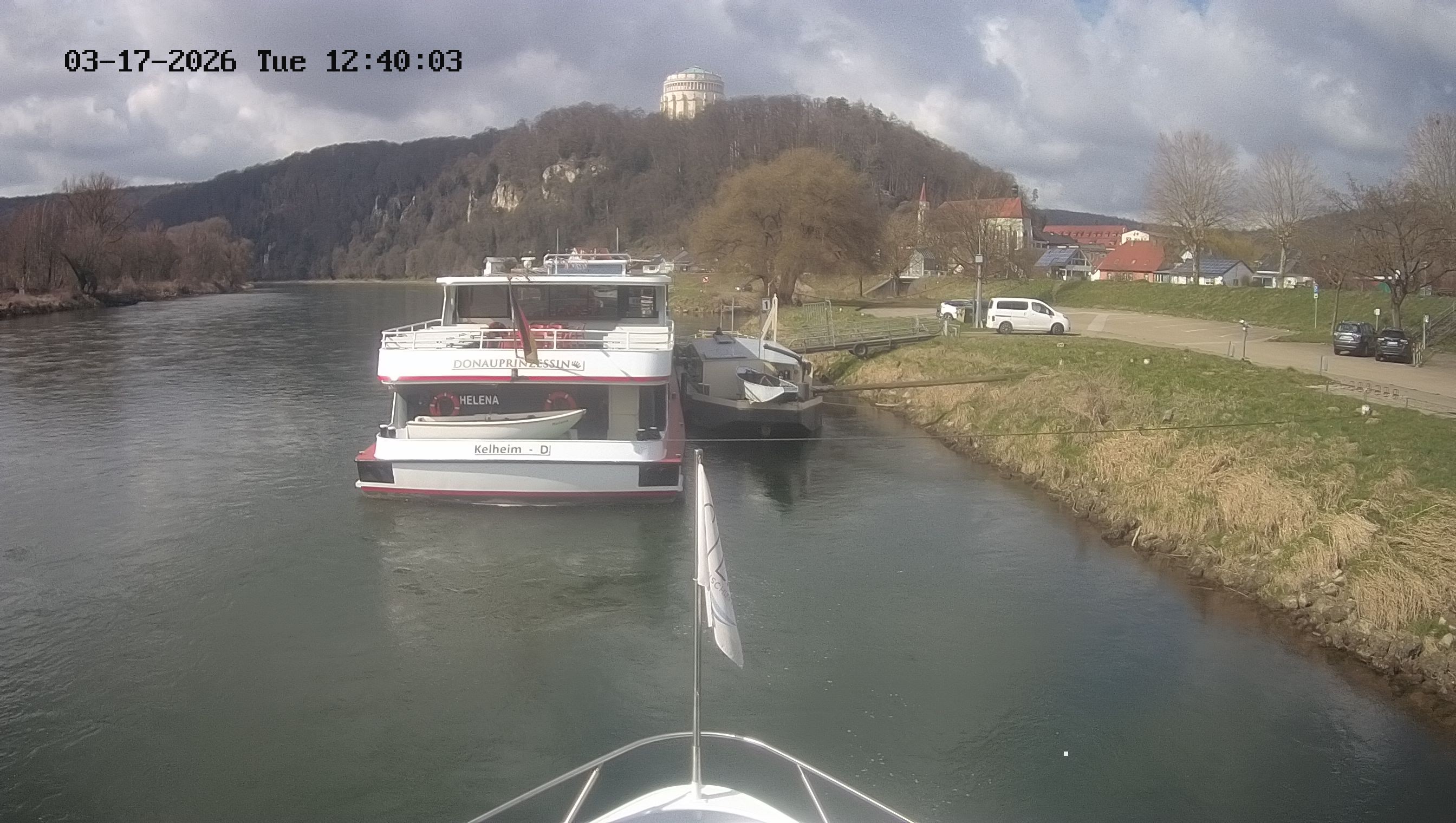 Archived image Webcam Kelheim – View Ship Maximilian II