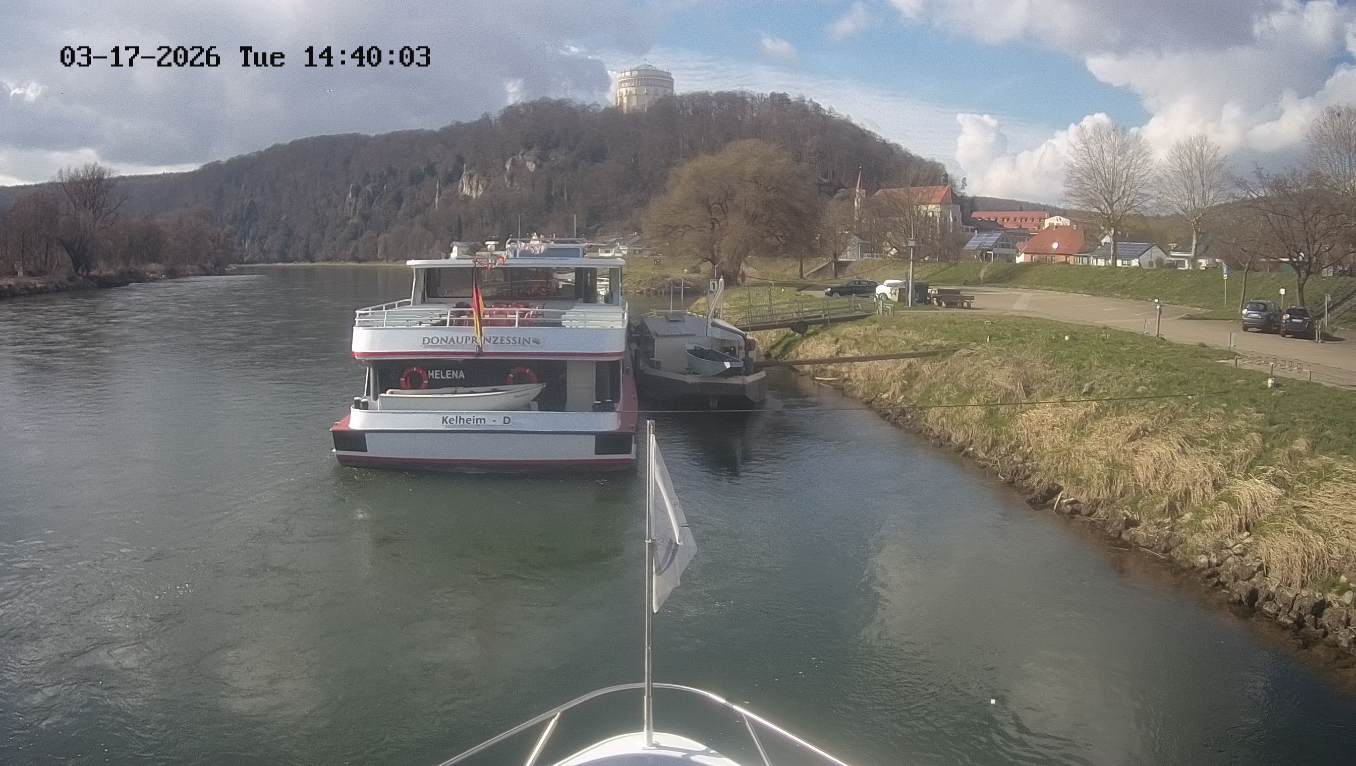 Archived image Webcam Kelheim – View Ship Maximilian II