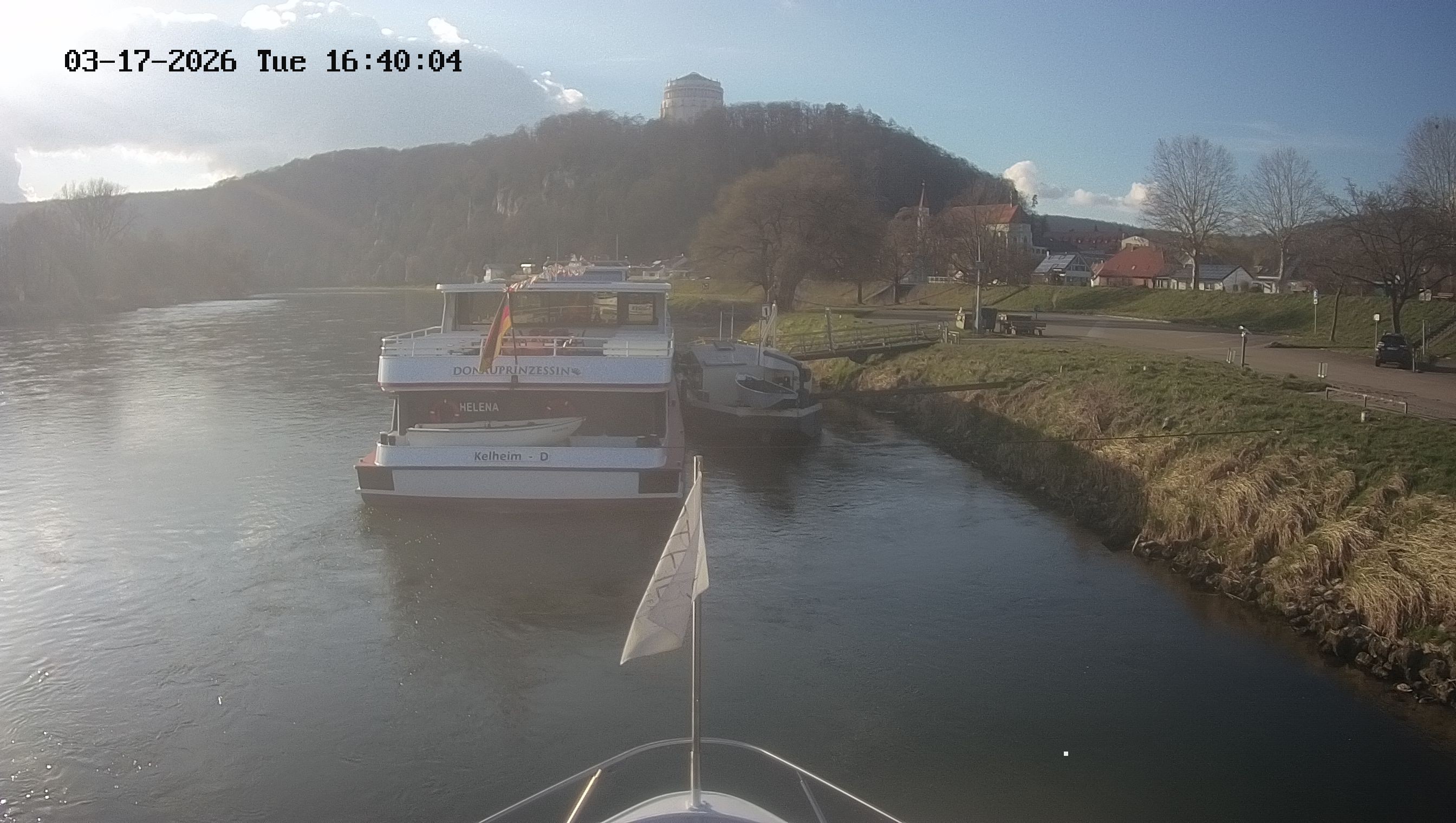 Archived image Webcam Kelheim – View Ship Maximilian II