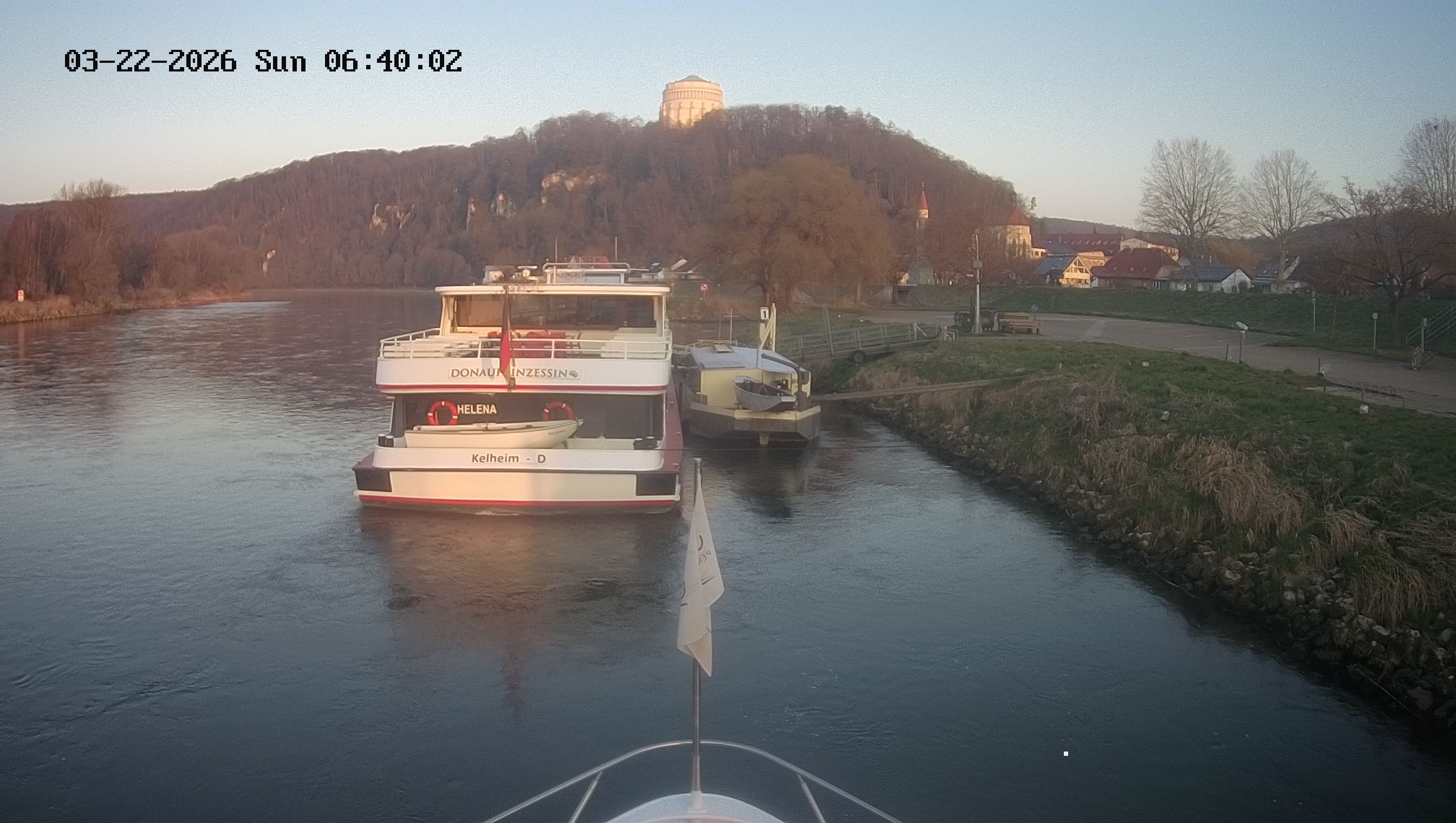 Archived image Webcam Kelheim – View Ship Maximilian II