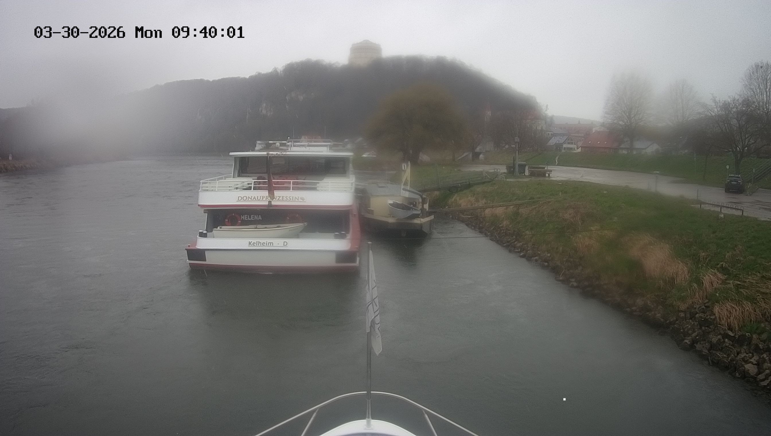 Archived image Webcam Kelheim – View Ship Maximilian II