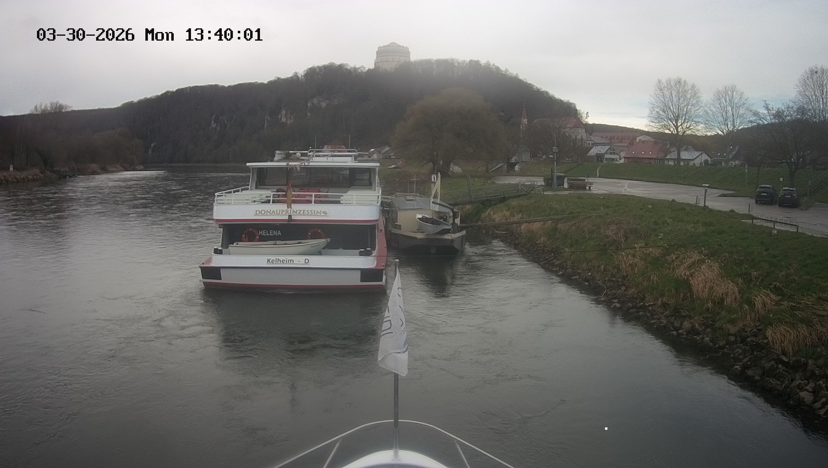 Archived image Webcam Kelheim – View Ship Maximilian II