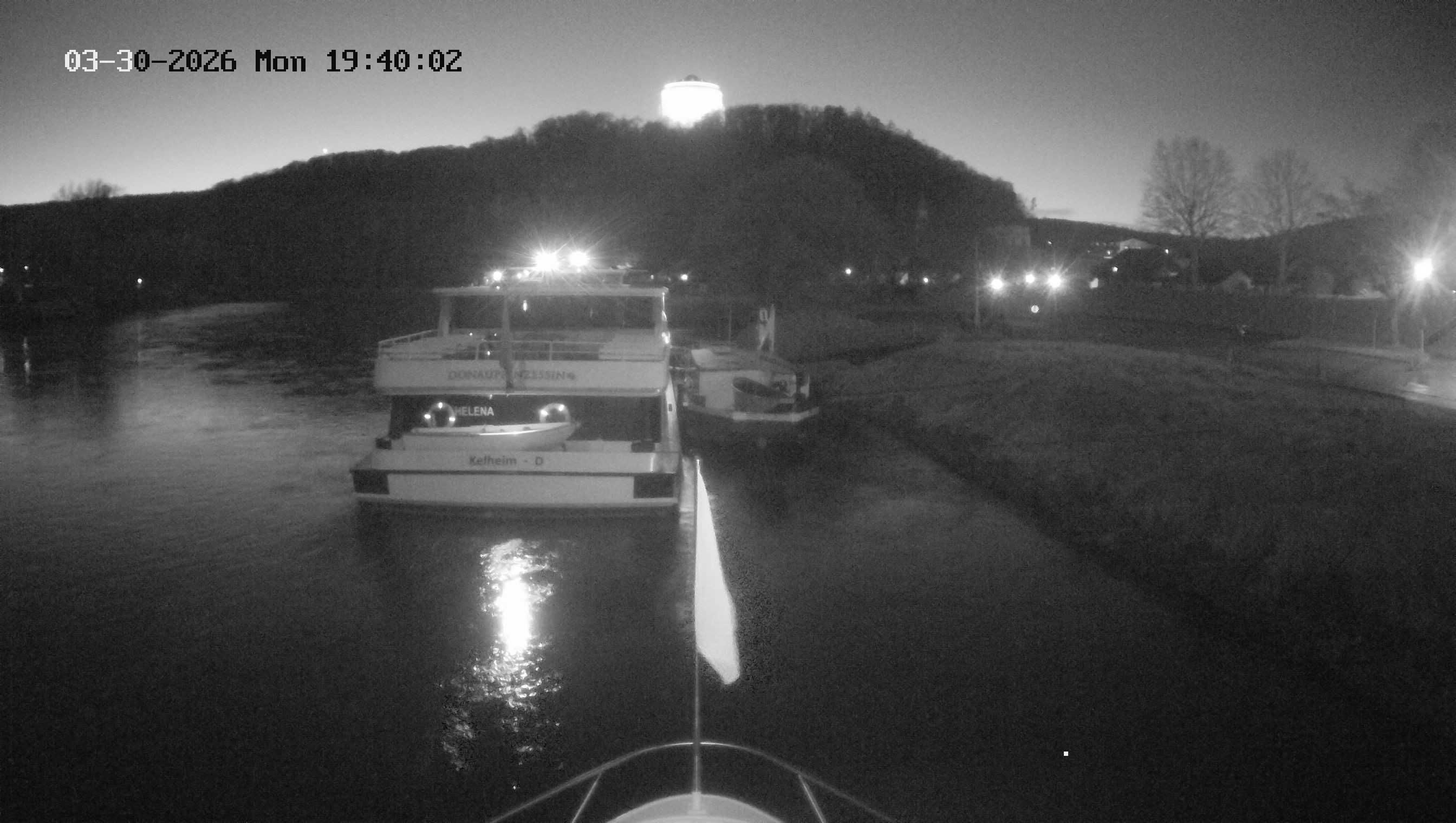 Archived image Webcam Kelheim – View Ship Maximilian II