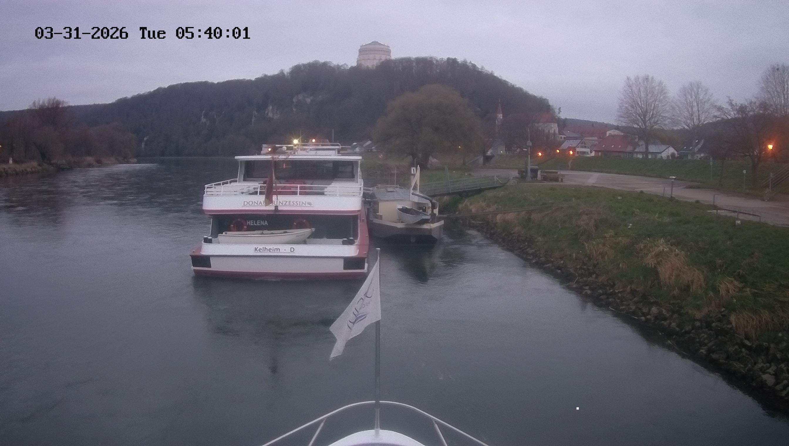 Archived image Webcam Kelheim – View Ship Maximilian II