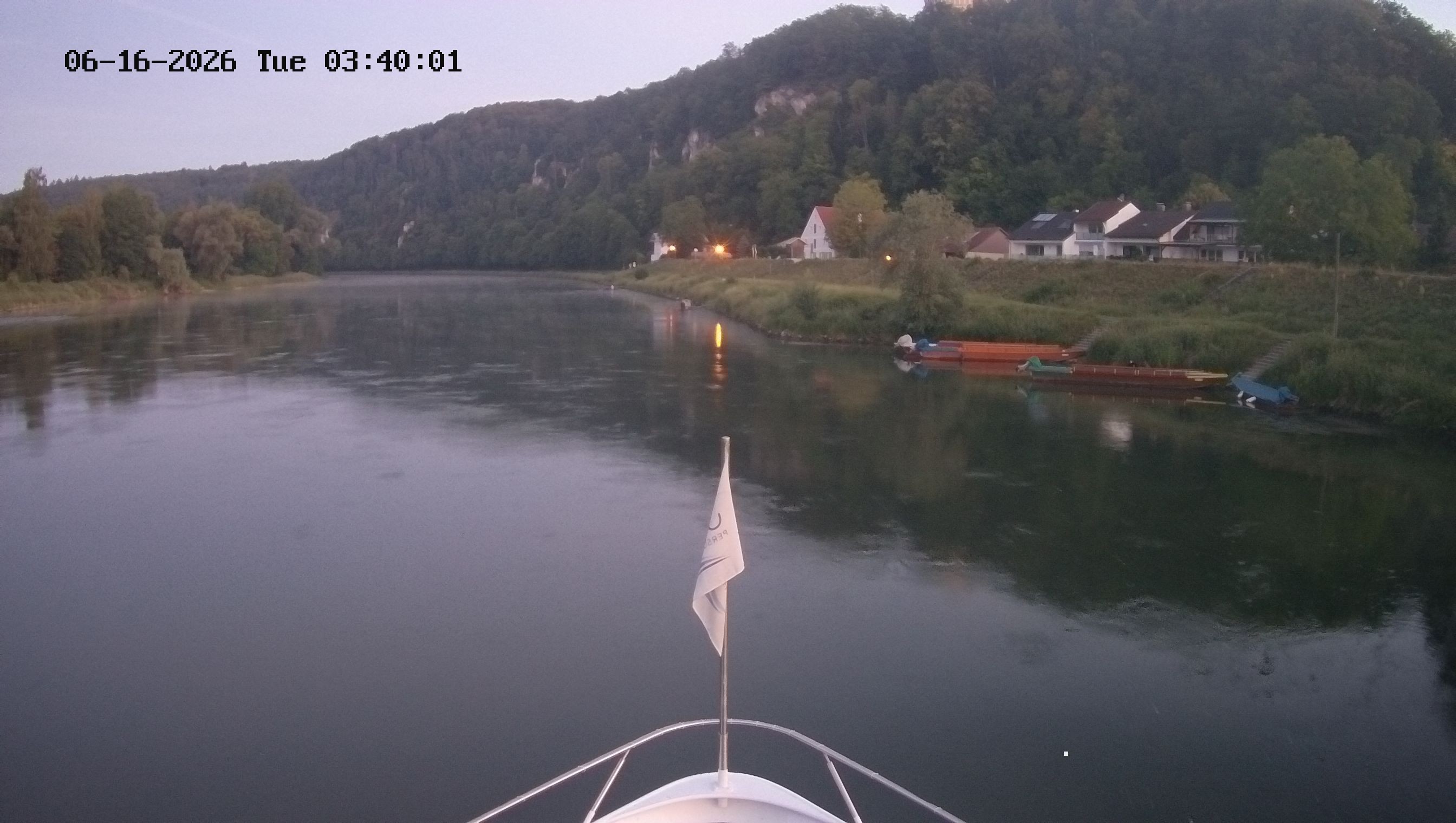 Archived image Webcam Kelheim – View Ship Maximilian II