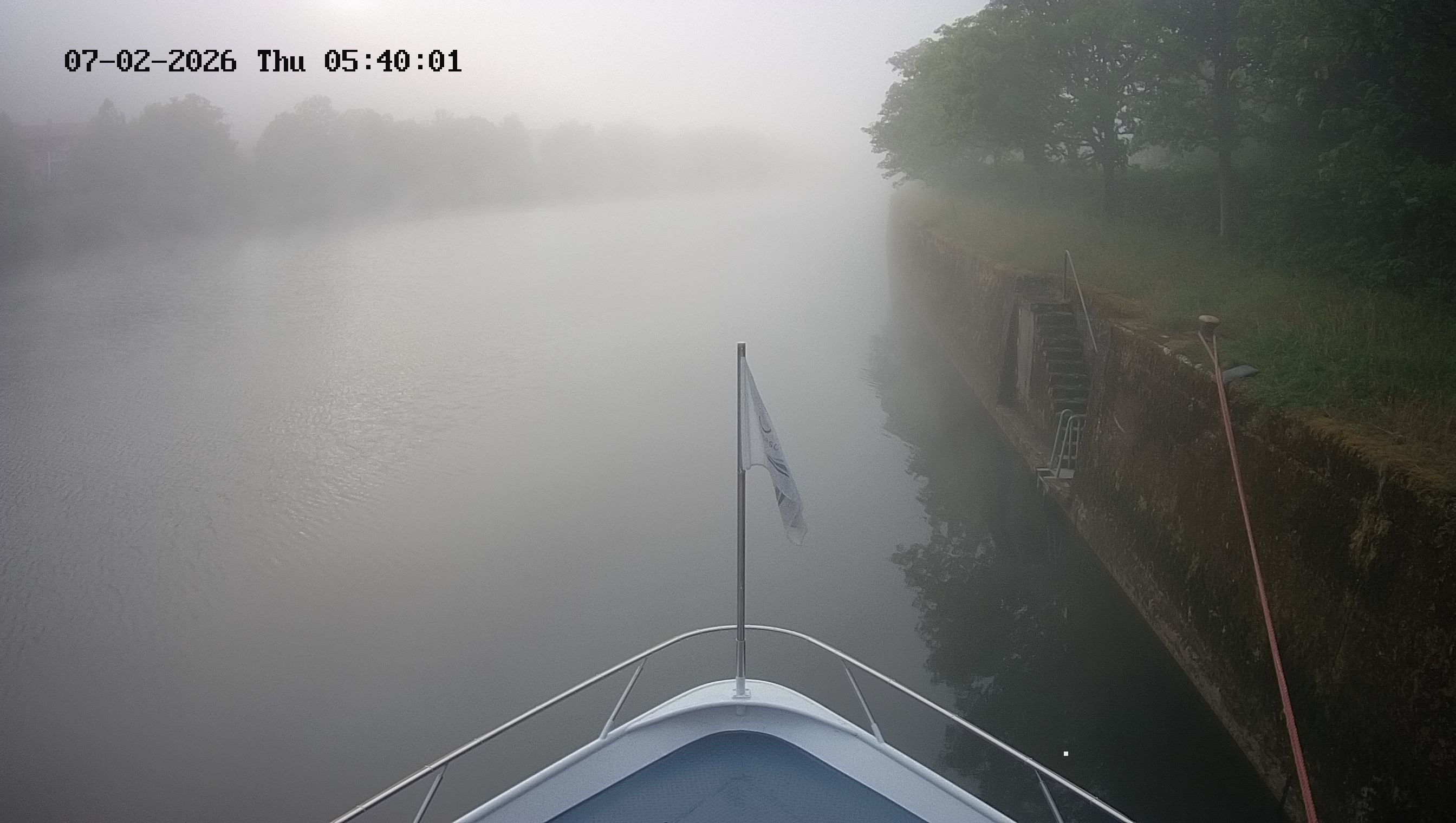 Archived image Webcam Kelheim – View Ship Maximilian II