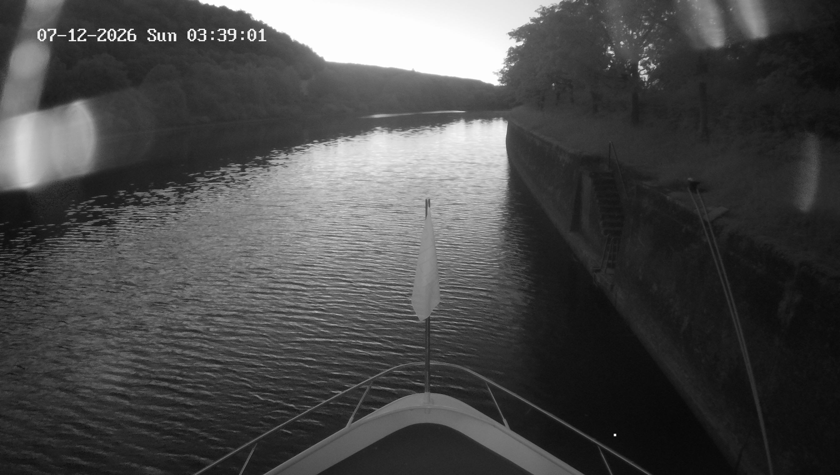 Archived image Webcam Kelheim – View Ship Maximilian II