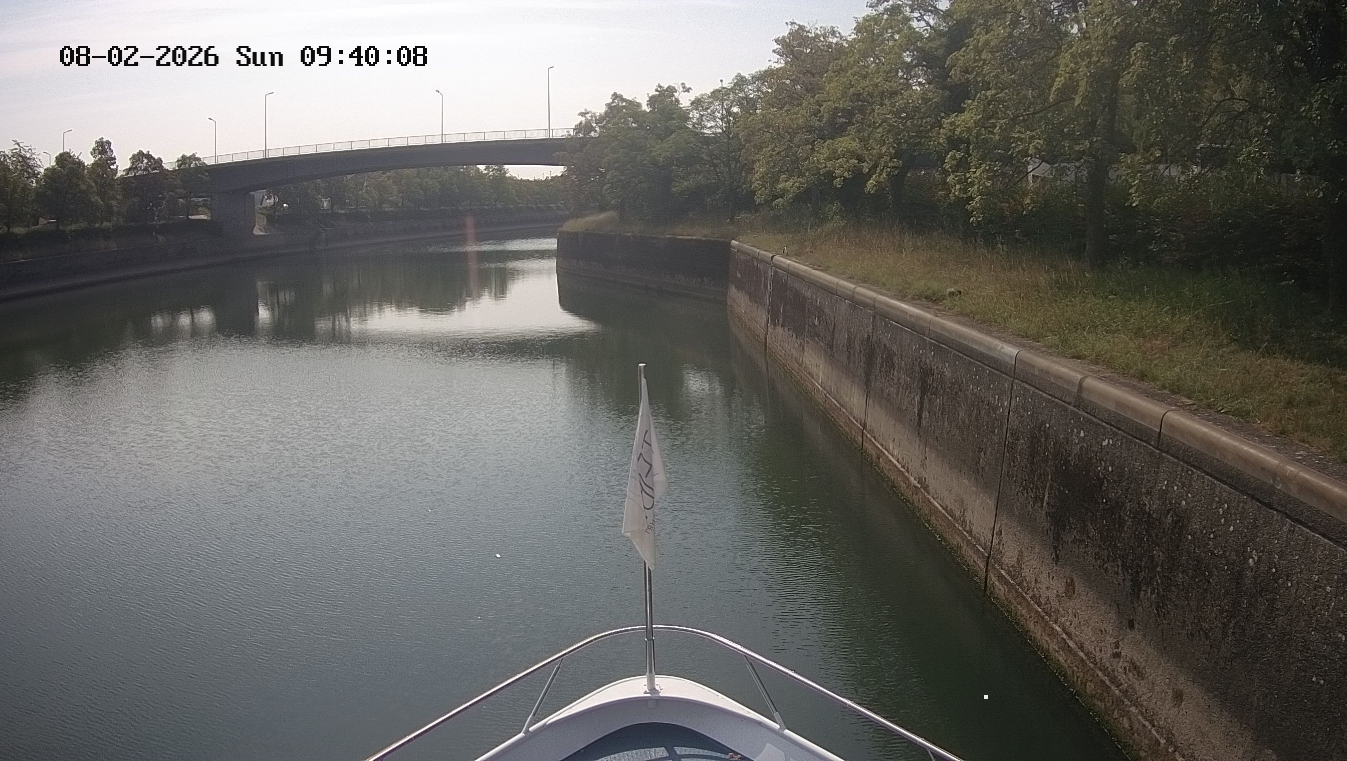 Archived image Webcam Kelheim – View Ship Maximilian II