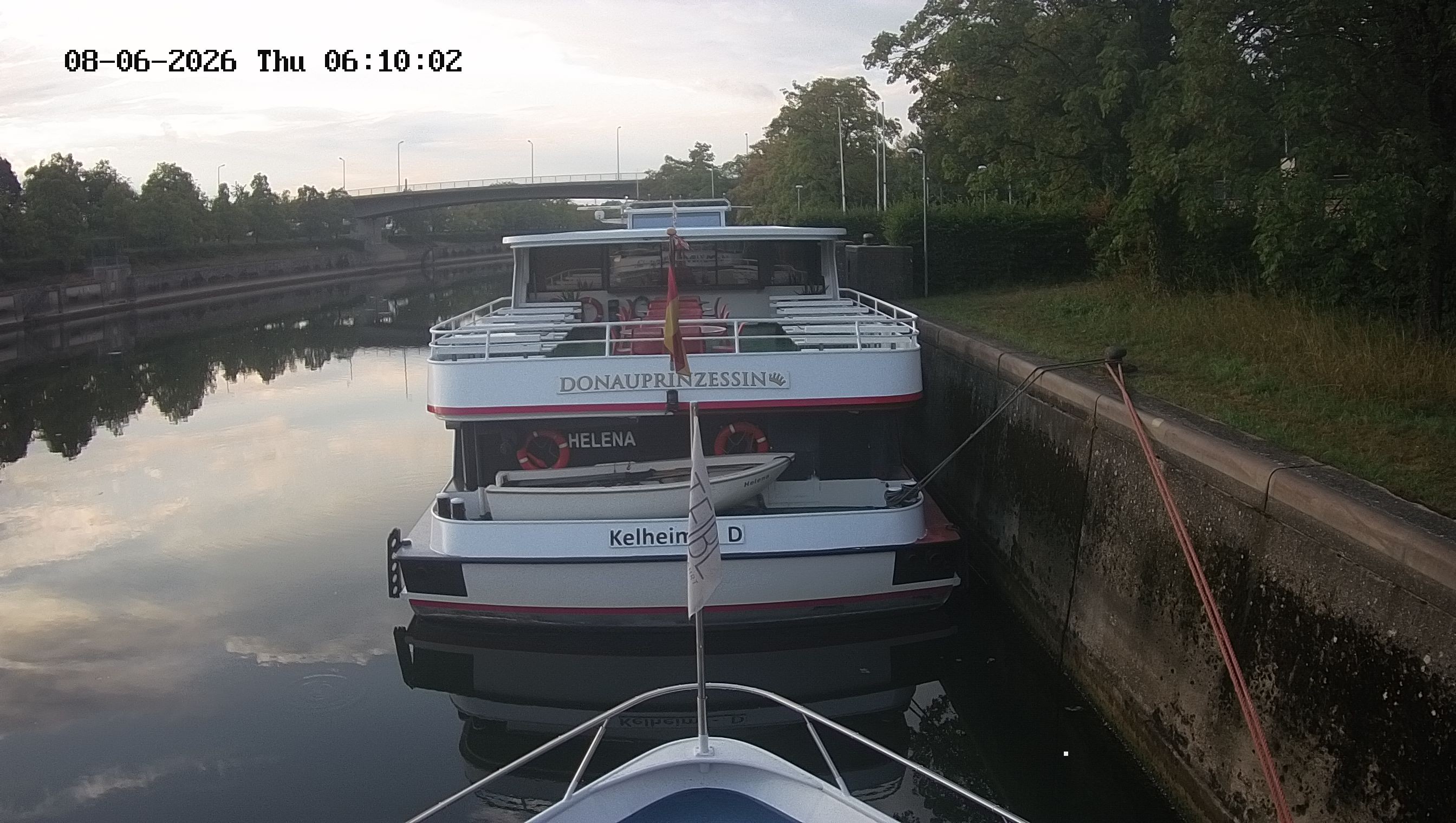 Archiv Foto Kelheim – Webcam MS Maximilian II