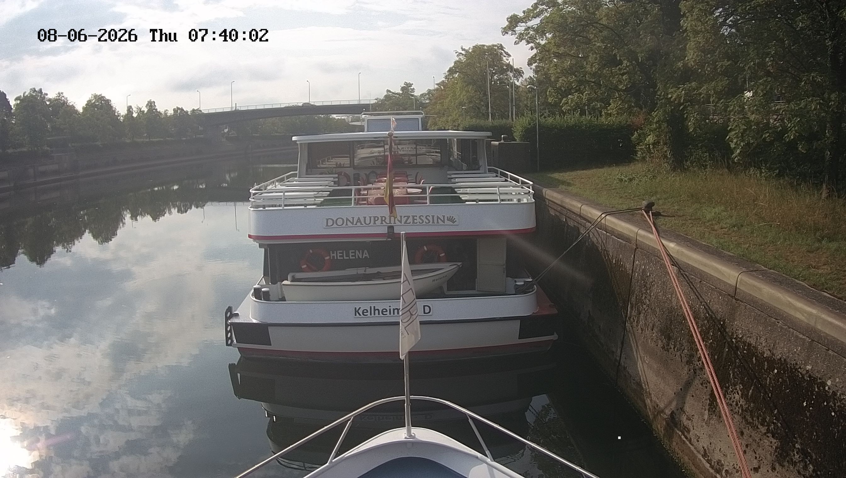 Archiv Foto Kelheim – Webcam MS Maximilian II