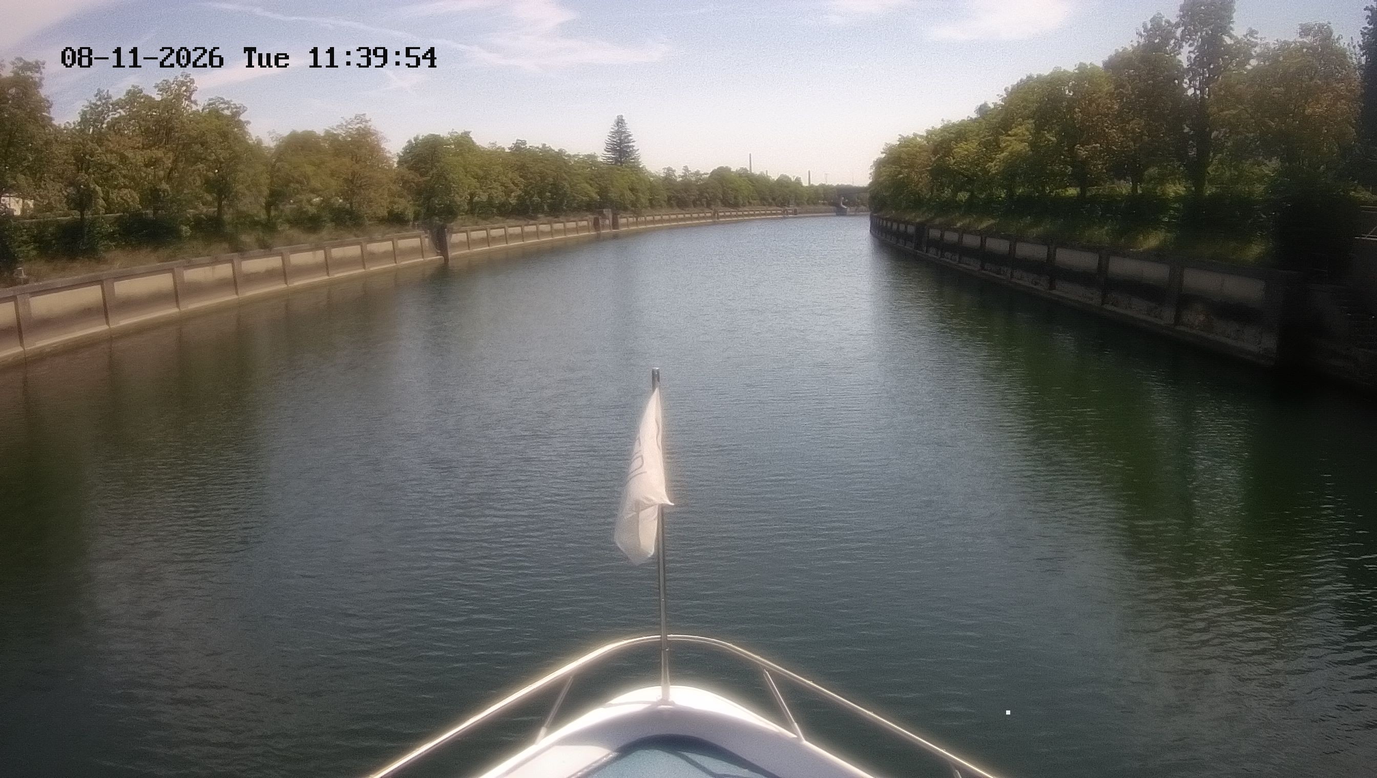 Archived image Webcam Kelheim – View Ship Maximilian II