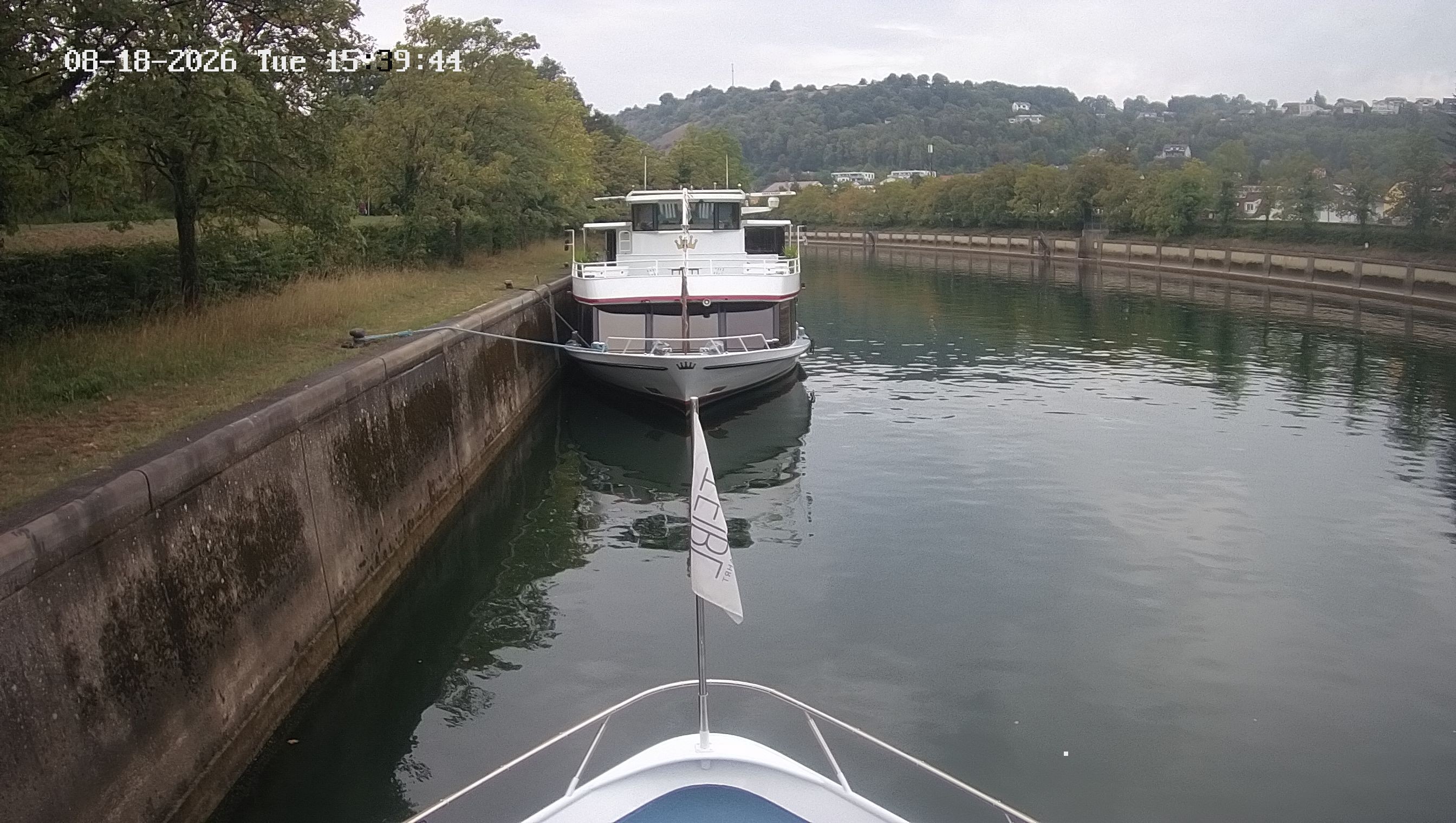 Archived image Webcam Kelheim – View Ship Maximilian II