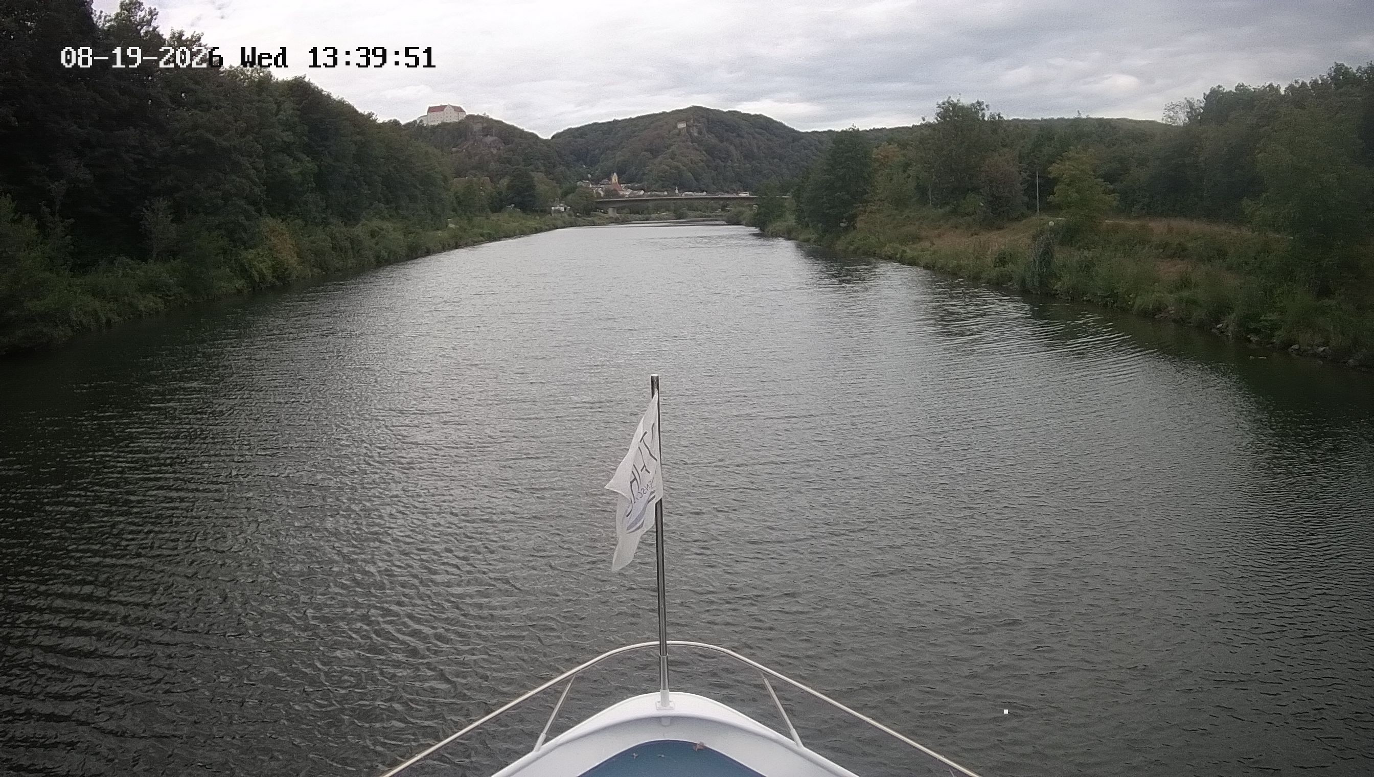 Archived image Webcam Kelheim – View Ship Maximilian II
