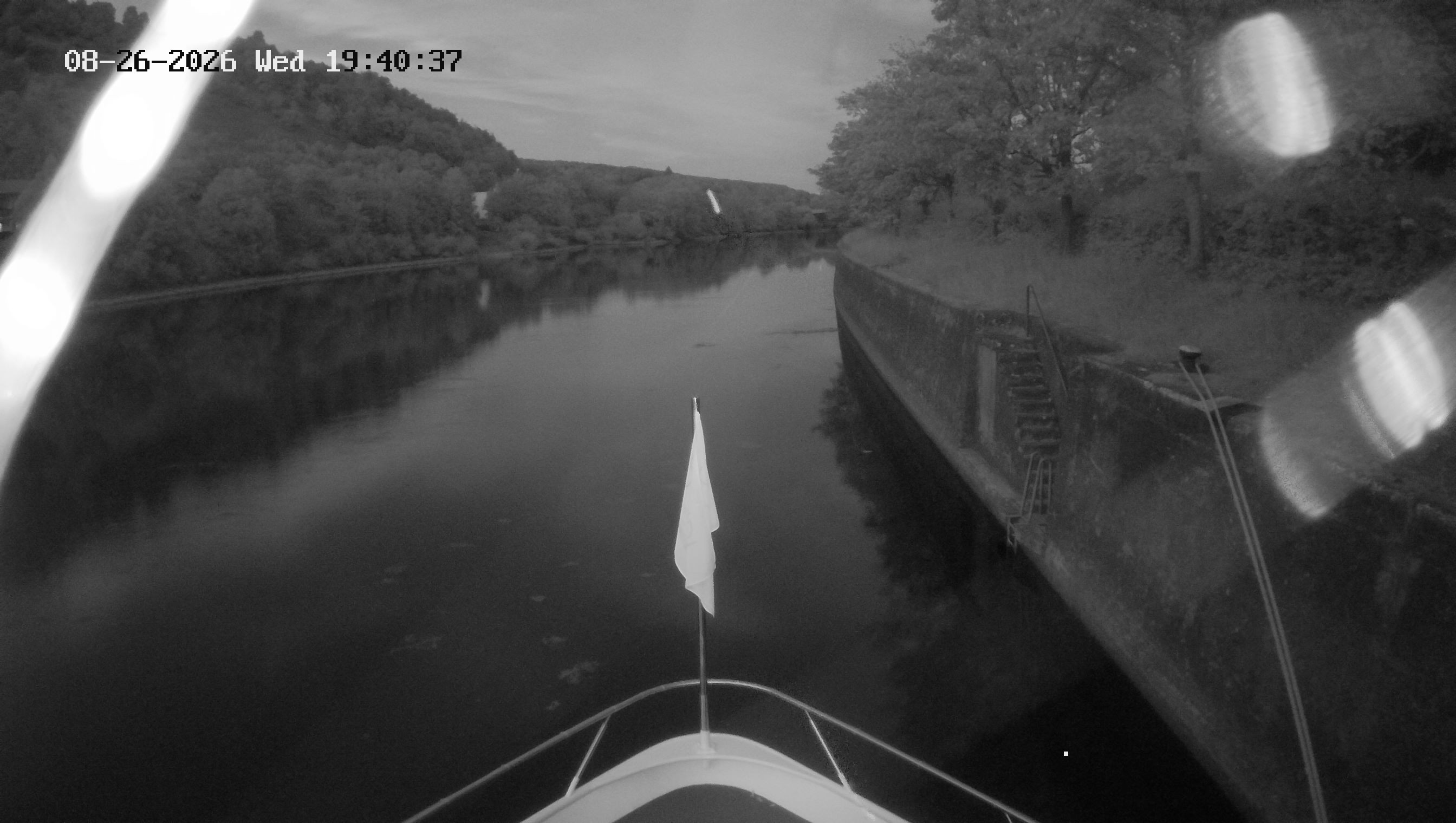 Archived image Webcam Kelheim – View Ship Maximilian II