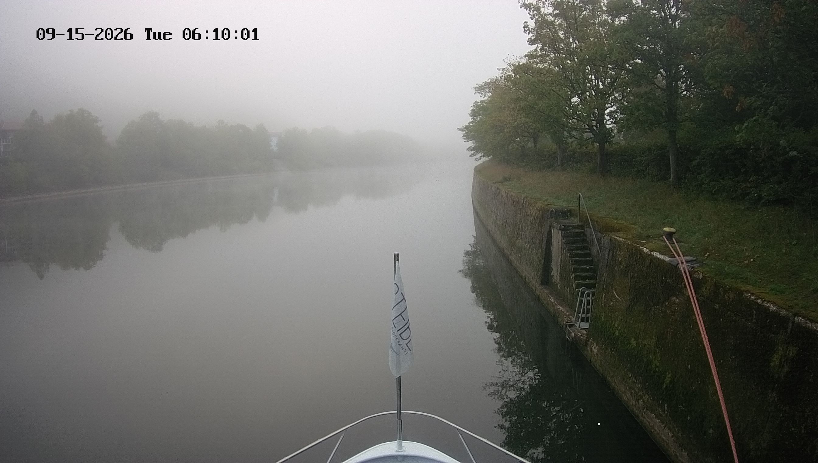 Archived image Webcam Kelheim – View Ship Maximilian II