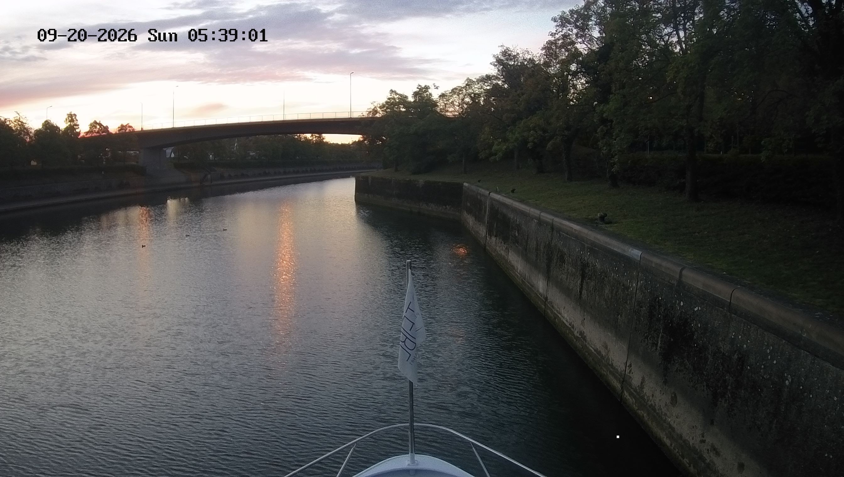 Archived image Webcam Kelheim – View Ship Maximilian II