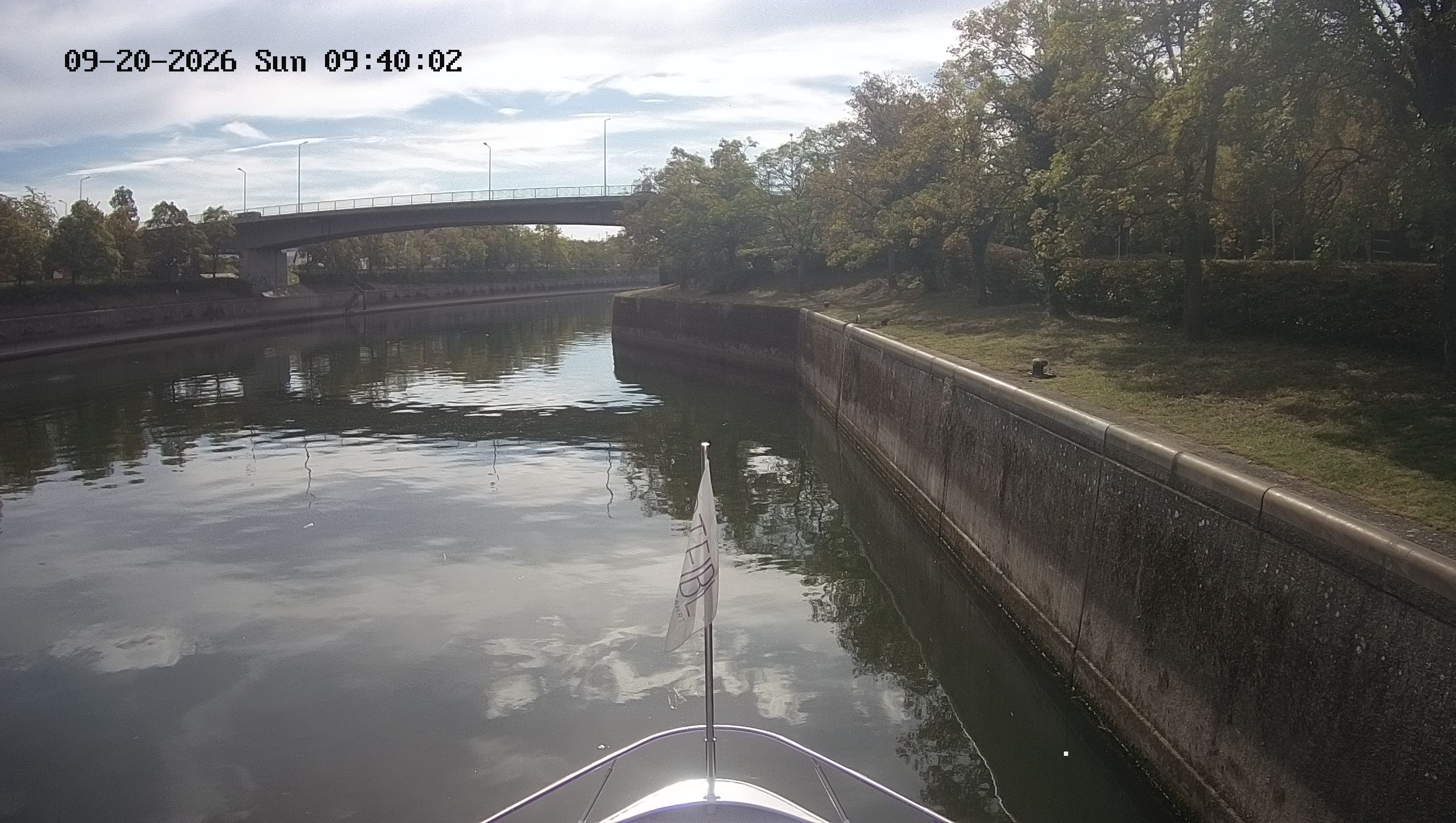 Archived image Webcam Kelheim – View Ship Maximilian II