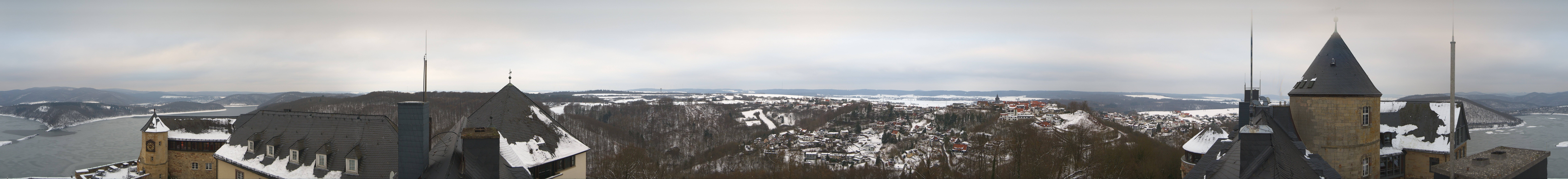 Archiv Foto Webcam Panoramakamera Schloss Waldeck am Edersee