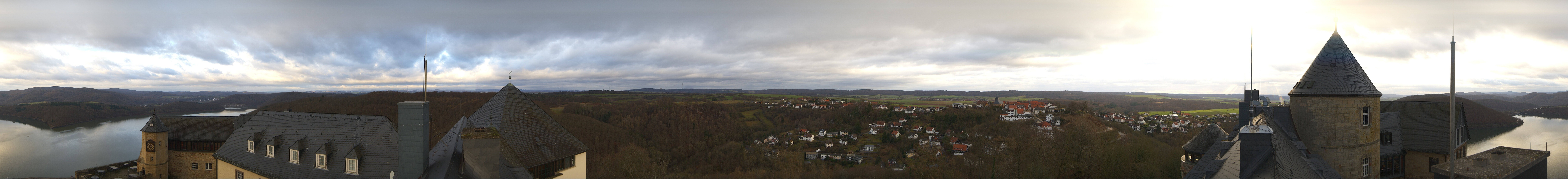 Archiv Foto Webcam Panoramakamera Schloss Waldeck am Edersee