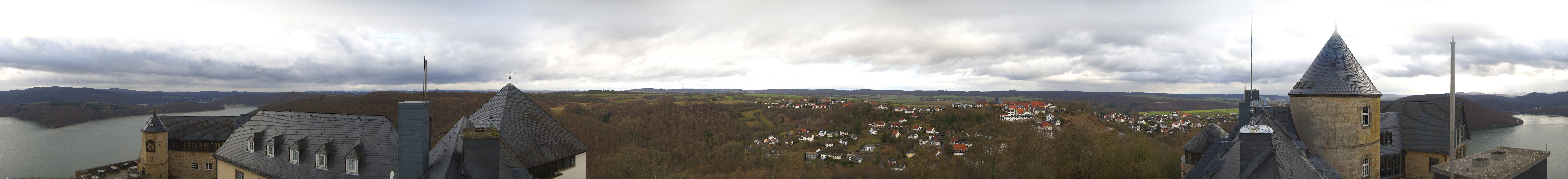 Archiv Foto Webcam Panoramakamera Schloss Waldeck am Edersee