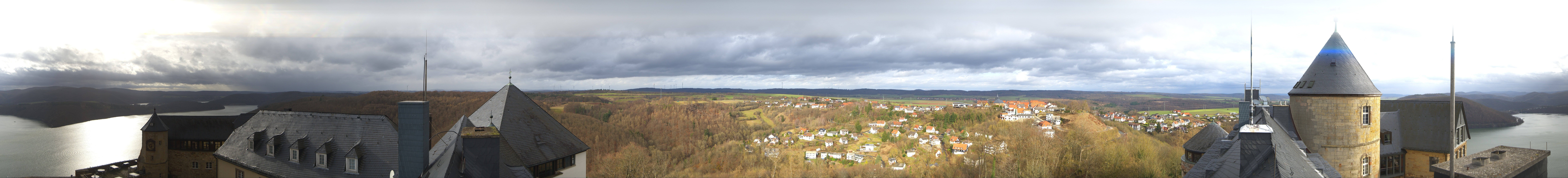 Archiv Foto Webcam Panoramakamera Schloss Waldeck am Edersee