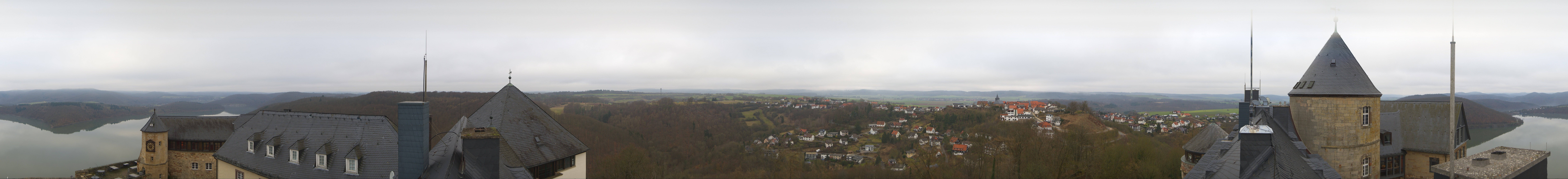 Archiv Foto Webcam Panoramakamera Schloss Waldeck am Edersee