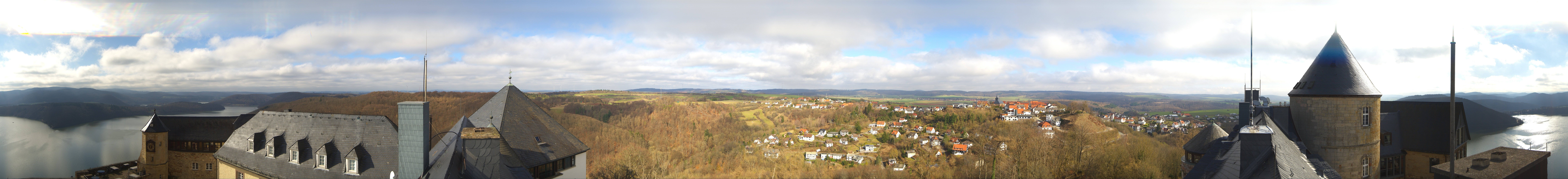 Archiv Foto Webcam Panoramakamera Schloss Waldeck am Edersee