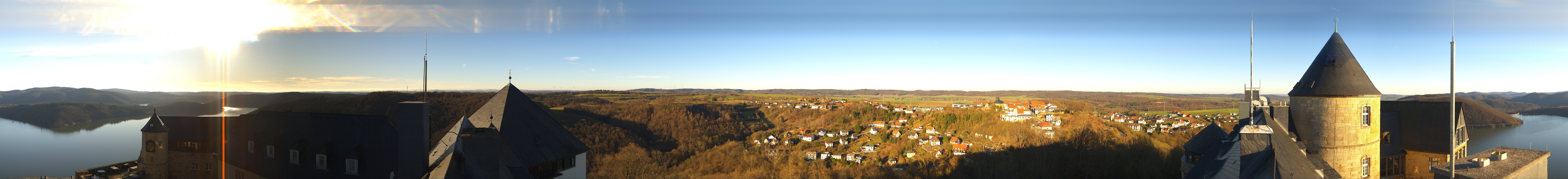 Archiv Foto Webcam Panoramakamera Schloss Waldeck am Edersee