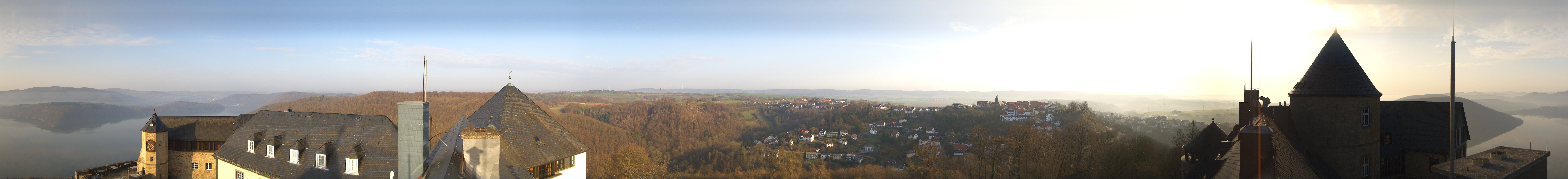 Archiv Foto Webcam Panoramakamera Schloss Waldeck am Edersee