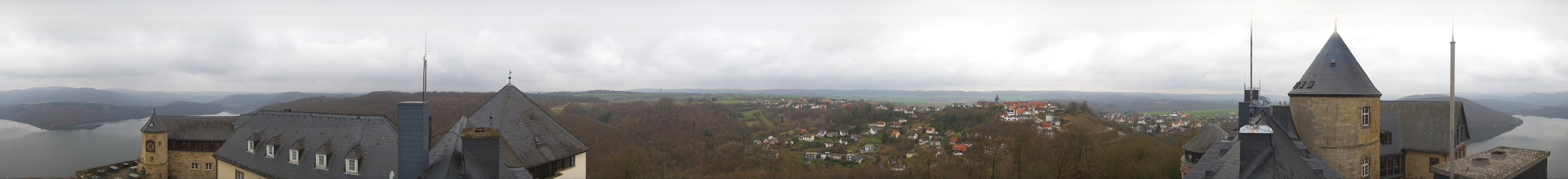Archiv Foto Webcam Panoramakamera Schloss Waldeck am Edersee