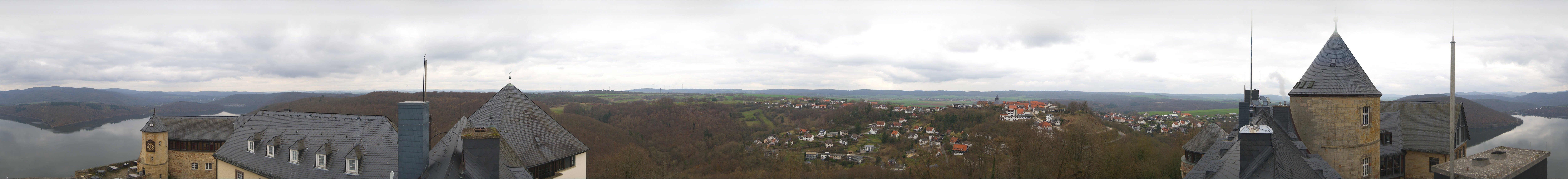 Archiv Foto Webcam Panoramakamera Schloss Waldeck am Edersee