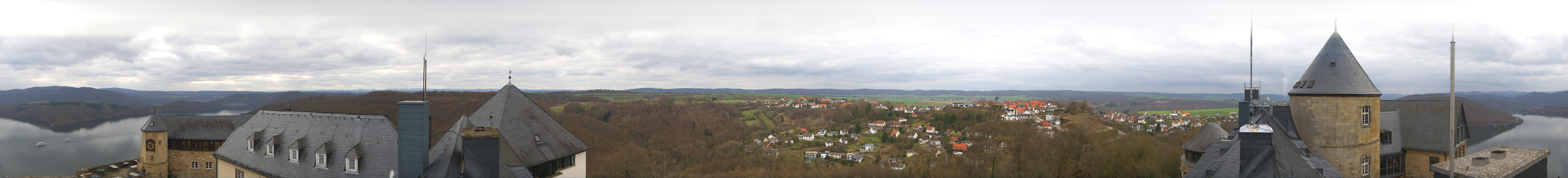 Archiv Foto Webcam Panoramakamera Schloss Waldeck am Edersee