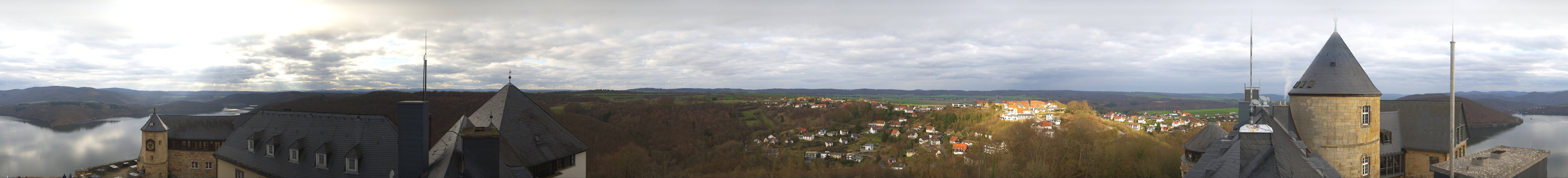 Archiv Foto Webcam Panoramakamera Schloss Waldeck am Edersee