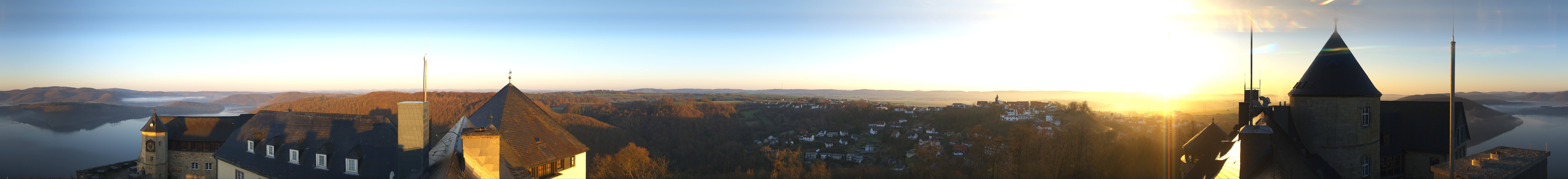 Archiv Foto Webcam Panoramakamera Schloss Waldeck am Edersee