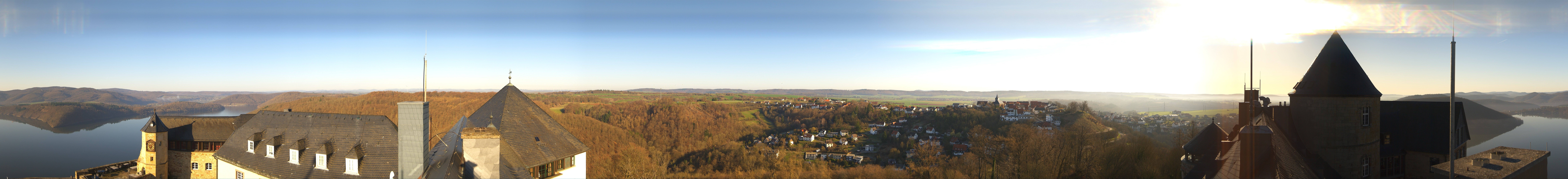 Archiv Foto Webcam Panoramakamera Schloss Waldeck am Edersee