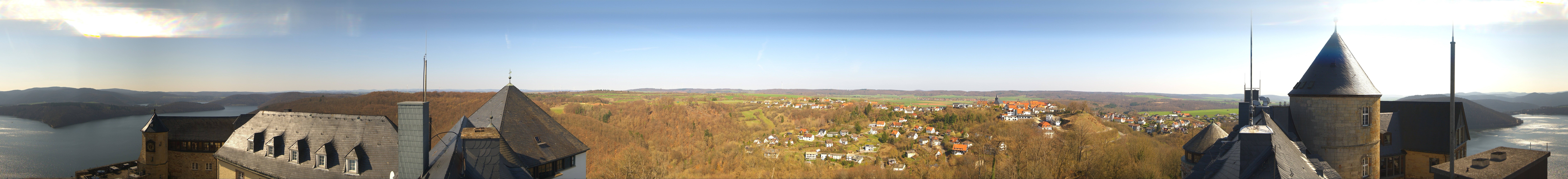 Archiv Foto Webcam Panoramakamera Schloss Waldeck am Edersee