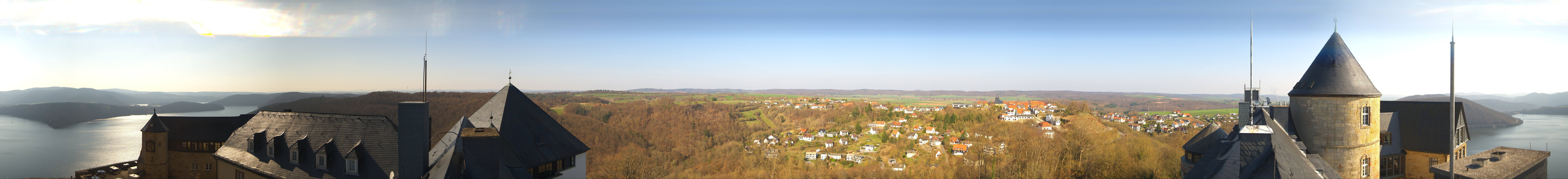Archiv Foto Webcam Panoramakamera Schloss Waldeck am Edersee