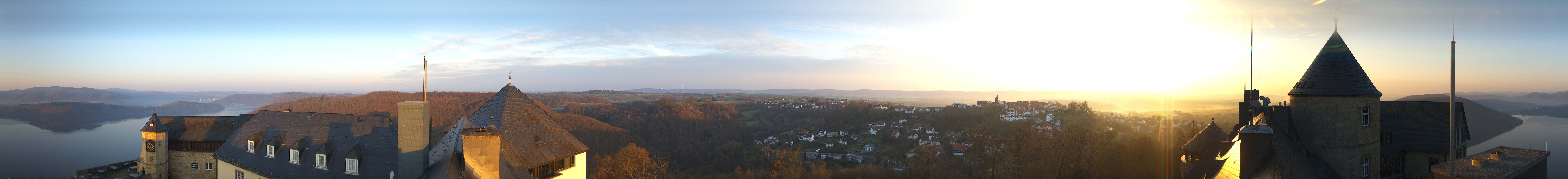 Archiv Foto Webcam Panoramakamera Schloss Waldeck am Edersee