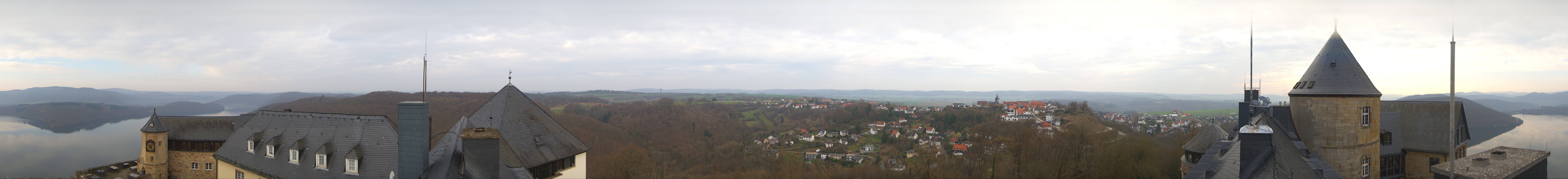 Archiv Foto Webcam Panoramakamera Schloss Waldeck am Edersee