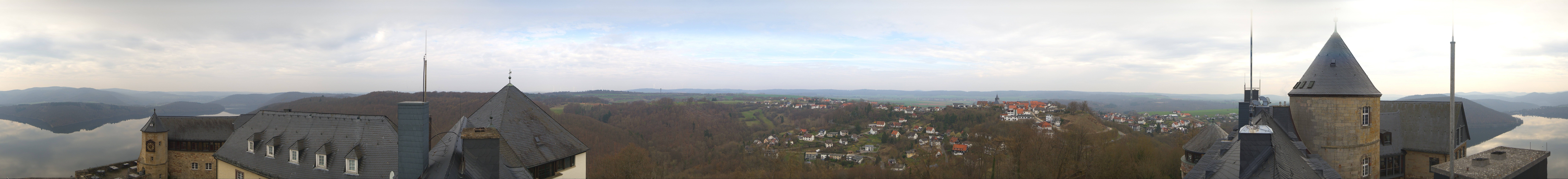 Archiv Foto Webcam Panoramakamera Schloss Waldeck am Edersee