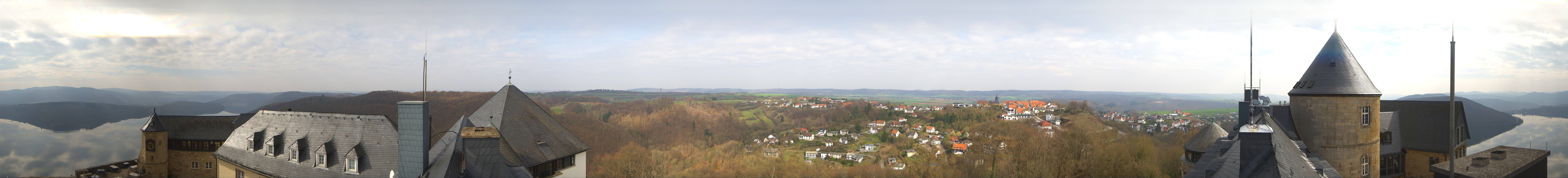 Archiv Foto Webcam Panoramakamera Schloss Waldeck am Edersee