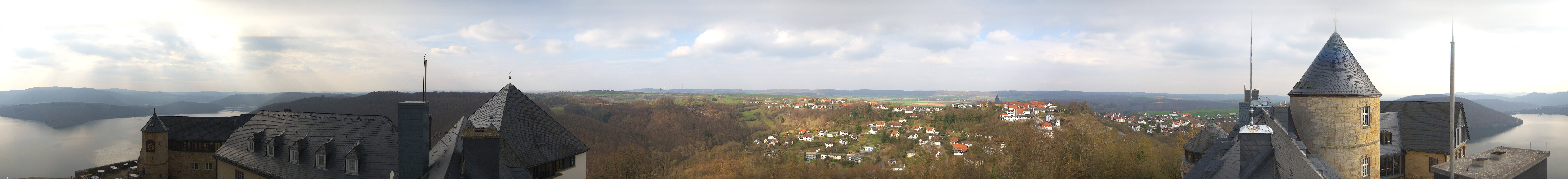 Archiv Foto Webcam Panoramakamera Schloss Waldeck am Edersee