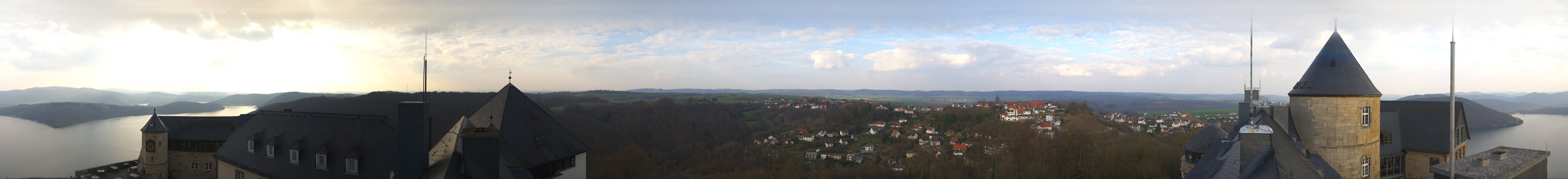 Archiv Foto Webcam Panoramakamera Schloss Waldeck am Edersee