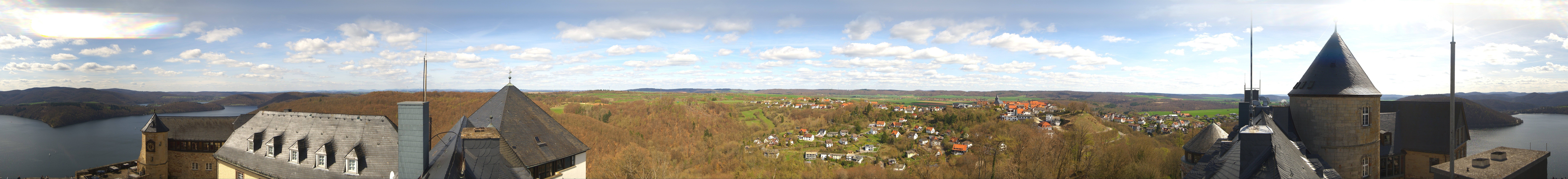 Archived image Webcam Waldeck Castle near Lake Eder