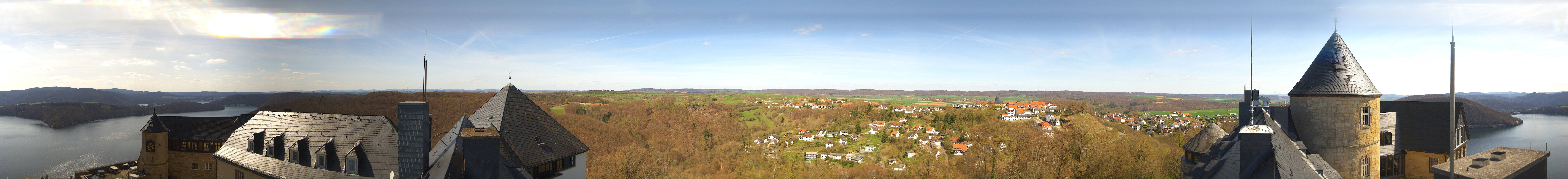 Archived image Webcam Waldeck Castle near Lake Eder