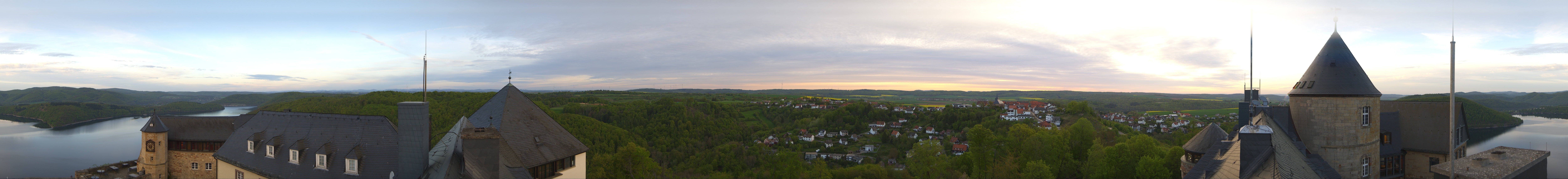 Archiv Foto Webcam Panoramakamera Schloss Waldeck am Edersee