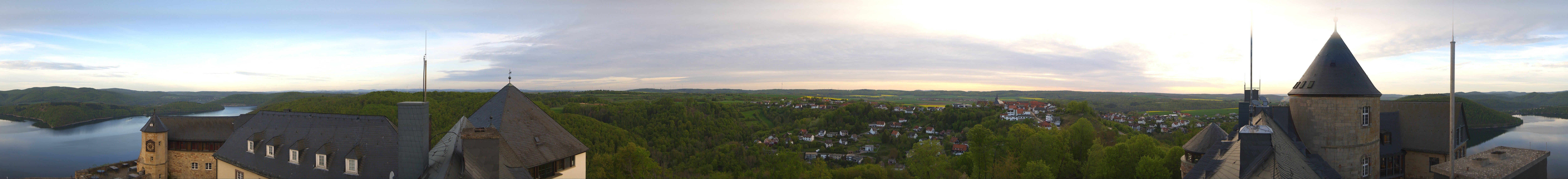 Archiv Foto Webcam Panoramakamera Schloss Waldeck am Edersee