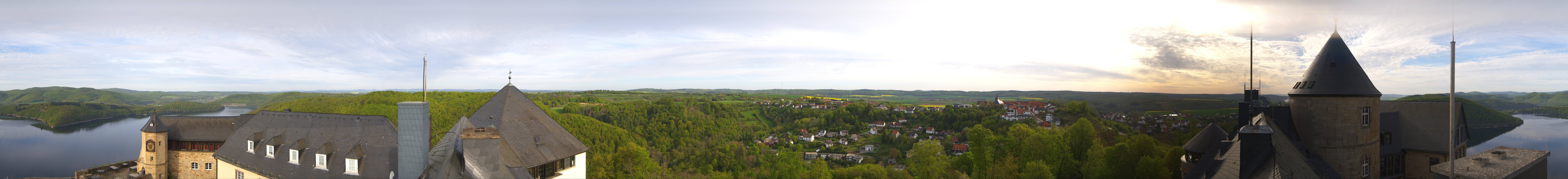 Archiv Foto Webcam Panoramakamera Schloss Waldeck am Edersee