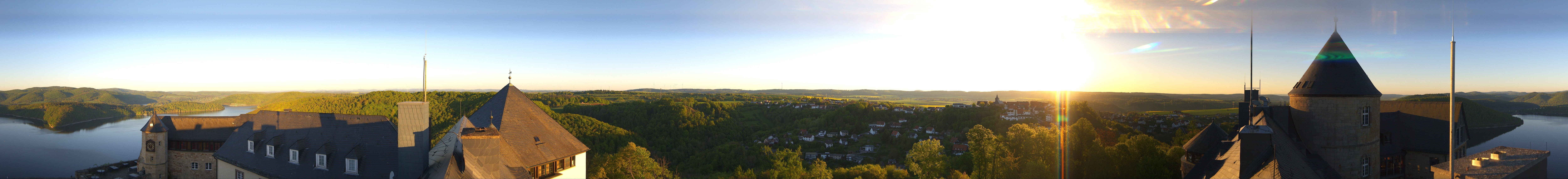 Archiv Foto Webcam Panoramakamera Schloss Waldeck am Edersee