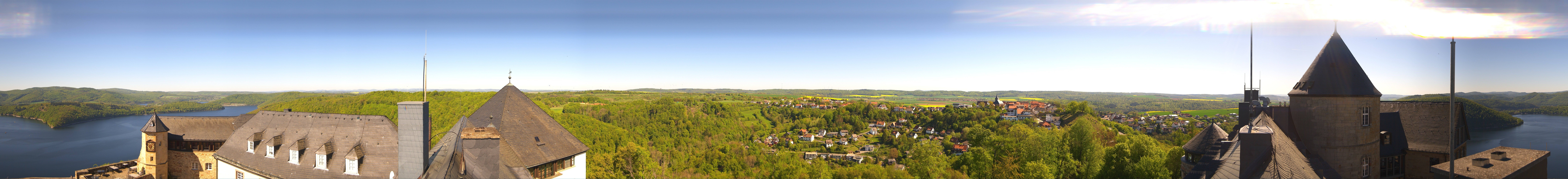 Archiv Foto Webcam Panoramakamera Schloss Waldeck am Edersee